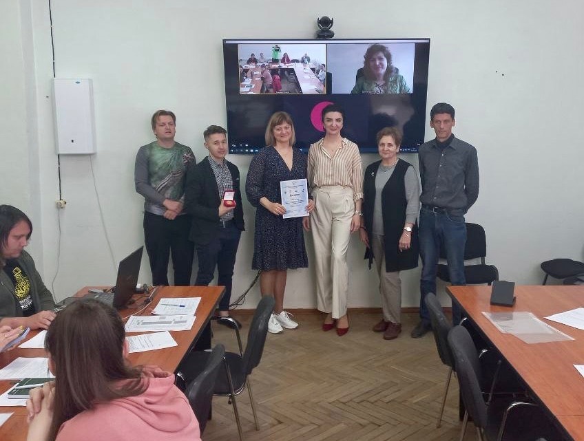 Награждение сотрудников Центра за участие в Международном фестивале молодёжного научно-технического творчества "От винта!"
